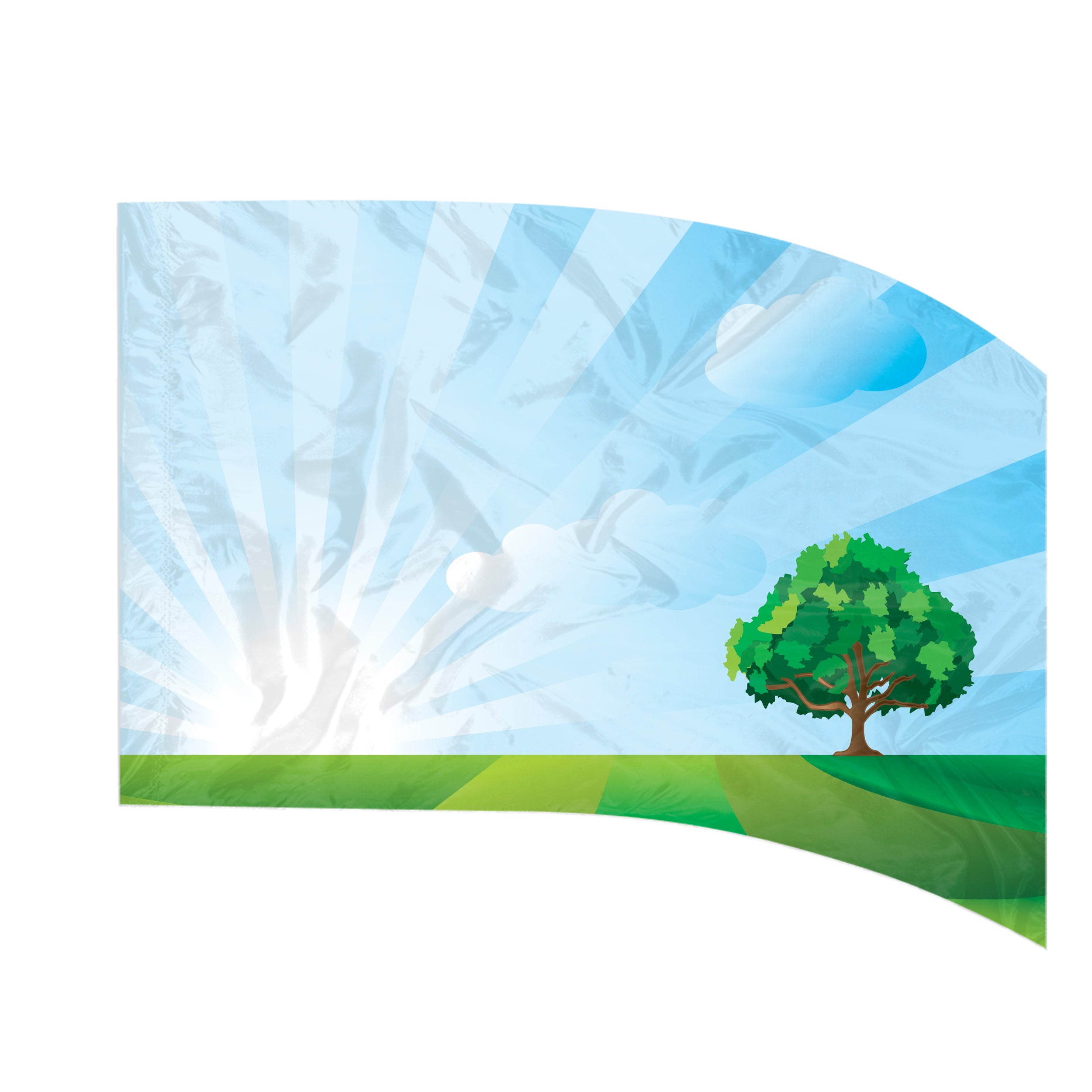 Banderas digitales hechas a medida: Estilo 1824